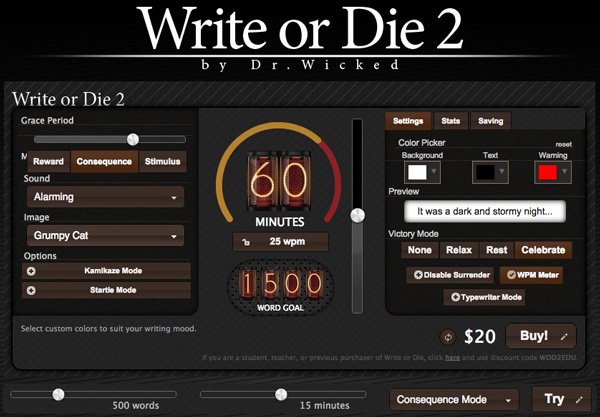 Write or Die