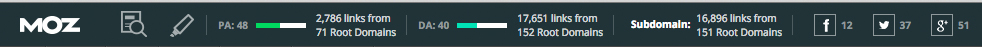 Moz Tool Bar