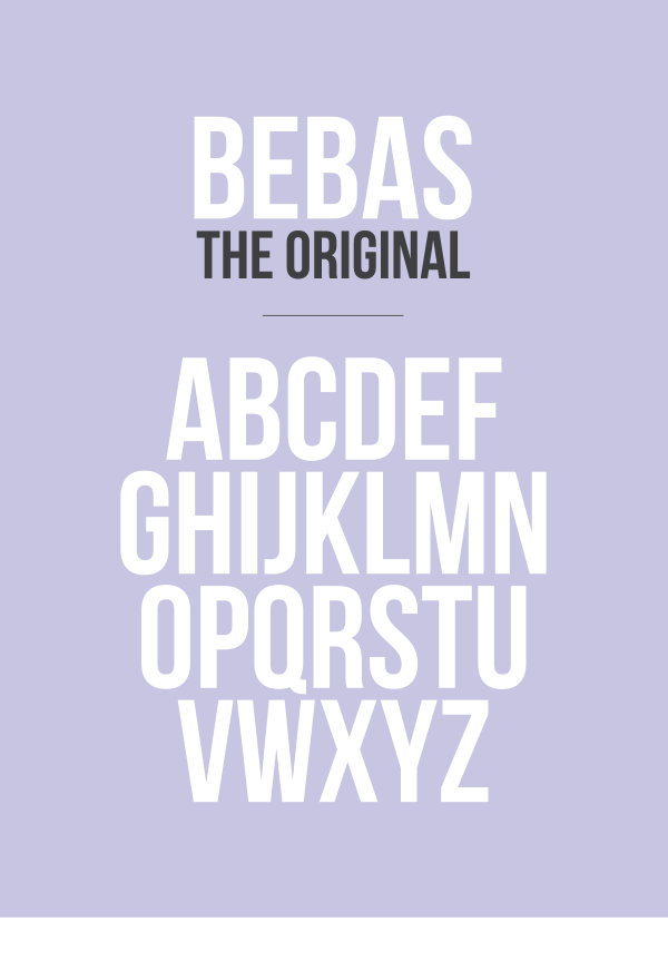 01 bebas Neue