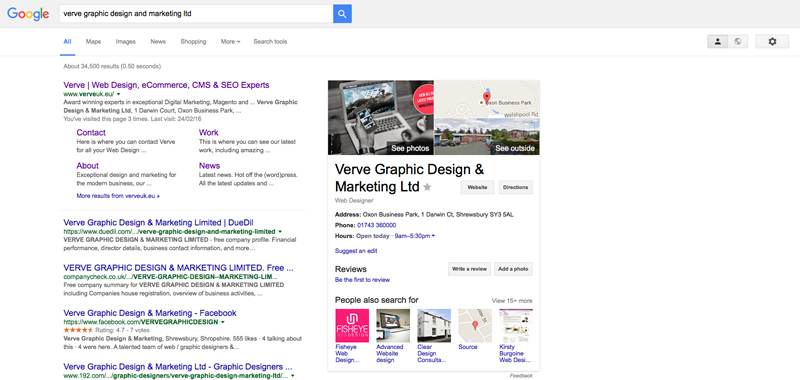 Local search query