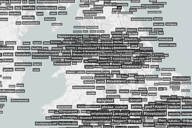 twitter hashtag map