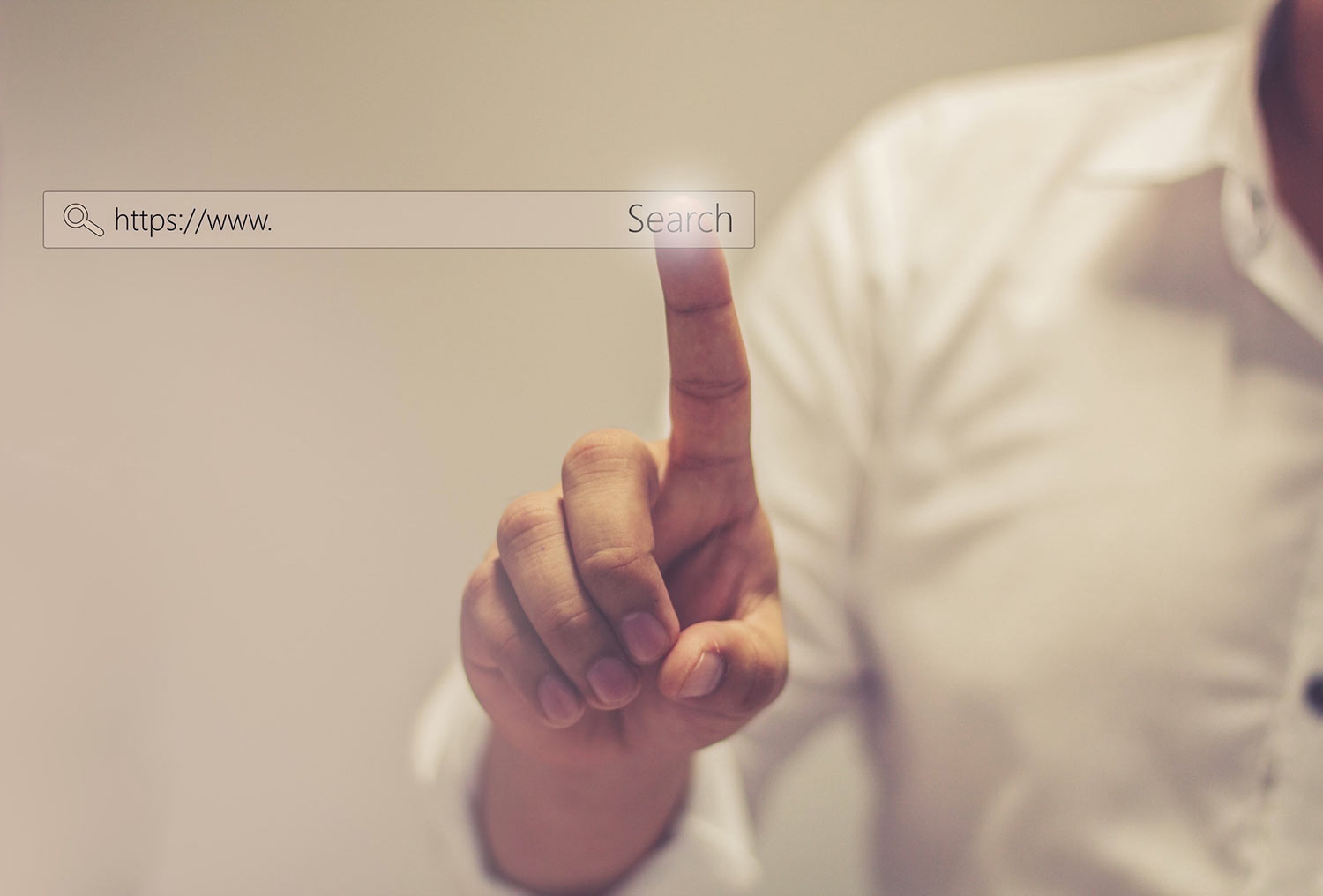 Finger Pointing https://www. Search bar