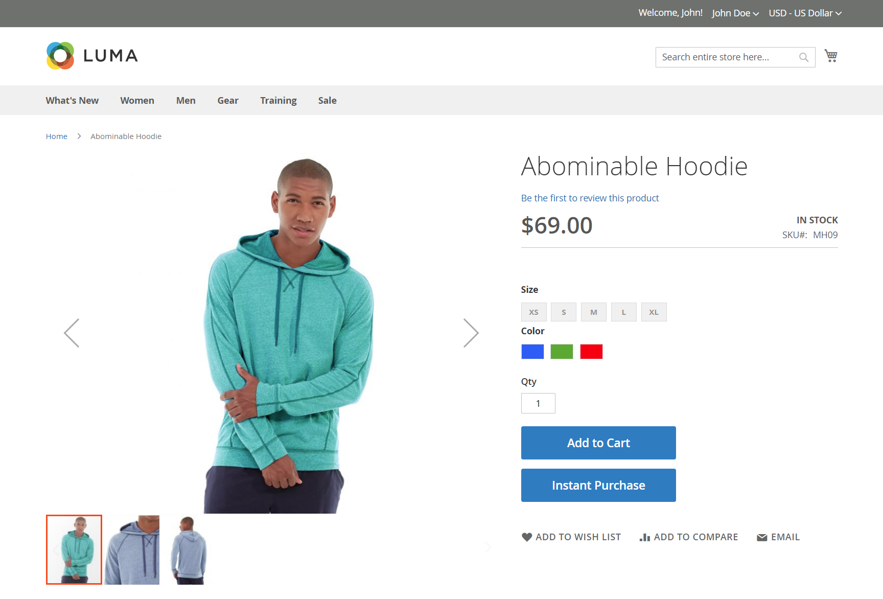 Magento 2 Instant Purchase Feature