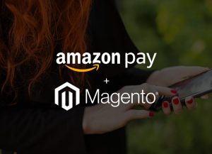 Amazon Pay Logo Plus Magento Logo