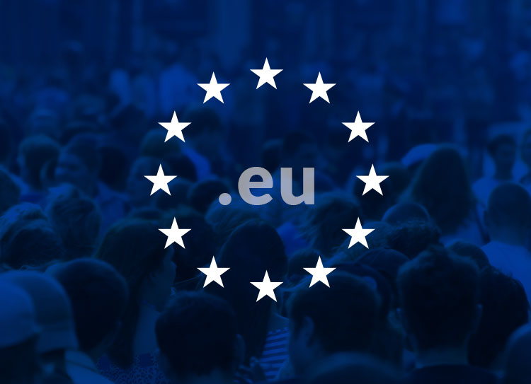 .eu logo People Background