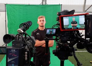 Videographer Green Screen