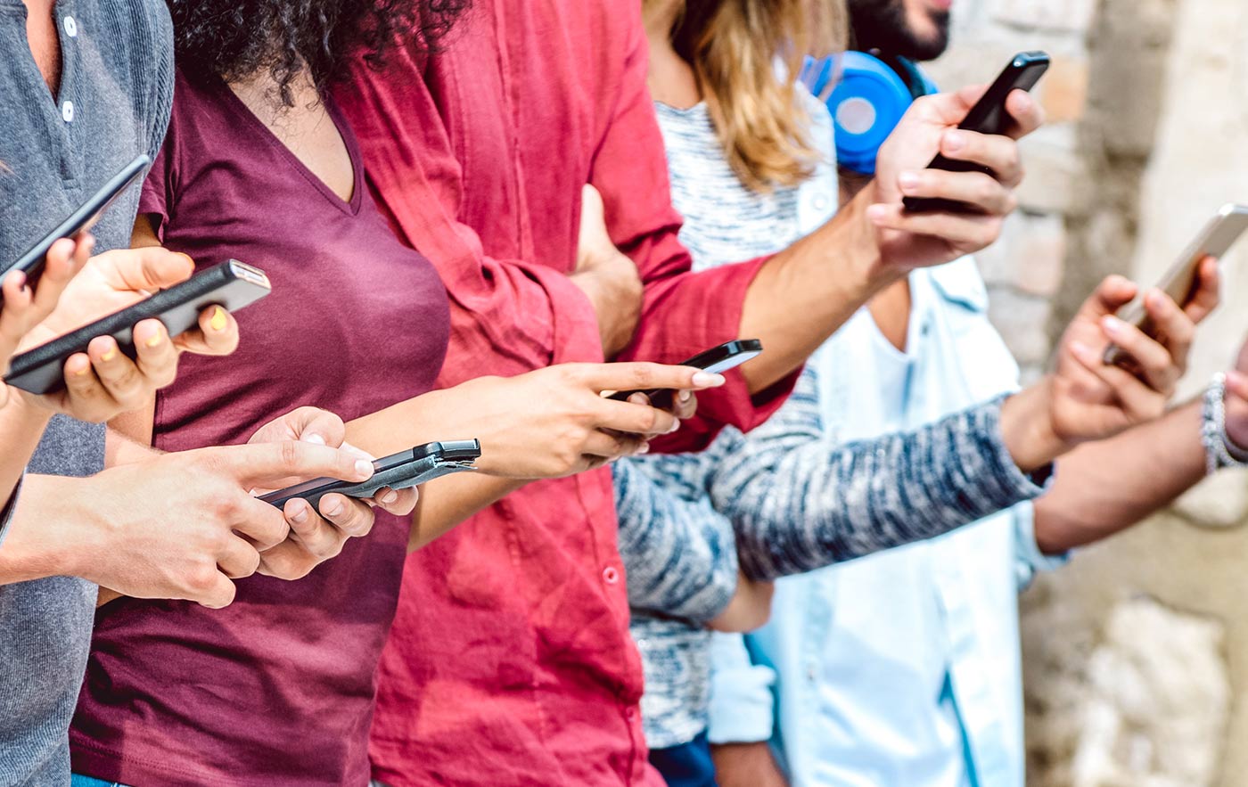 Users On There Mobile Phones
