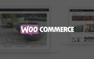 Woo Commerce Logo Laptop Screen Background