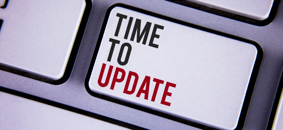 TIME TO UPDATE Keyboard Button
