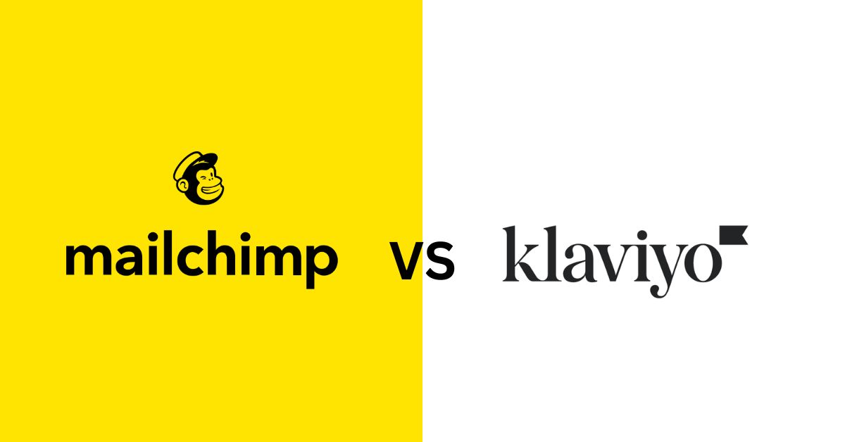 Mailchimp vs klaviyo Logos