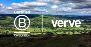 B Corp Certified Shropshire Hills with Verve and B Corp logo