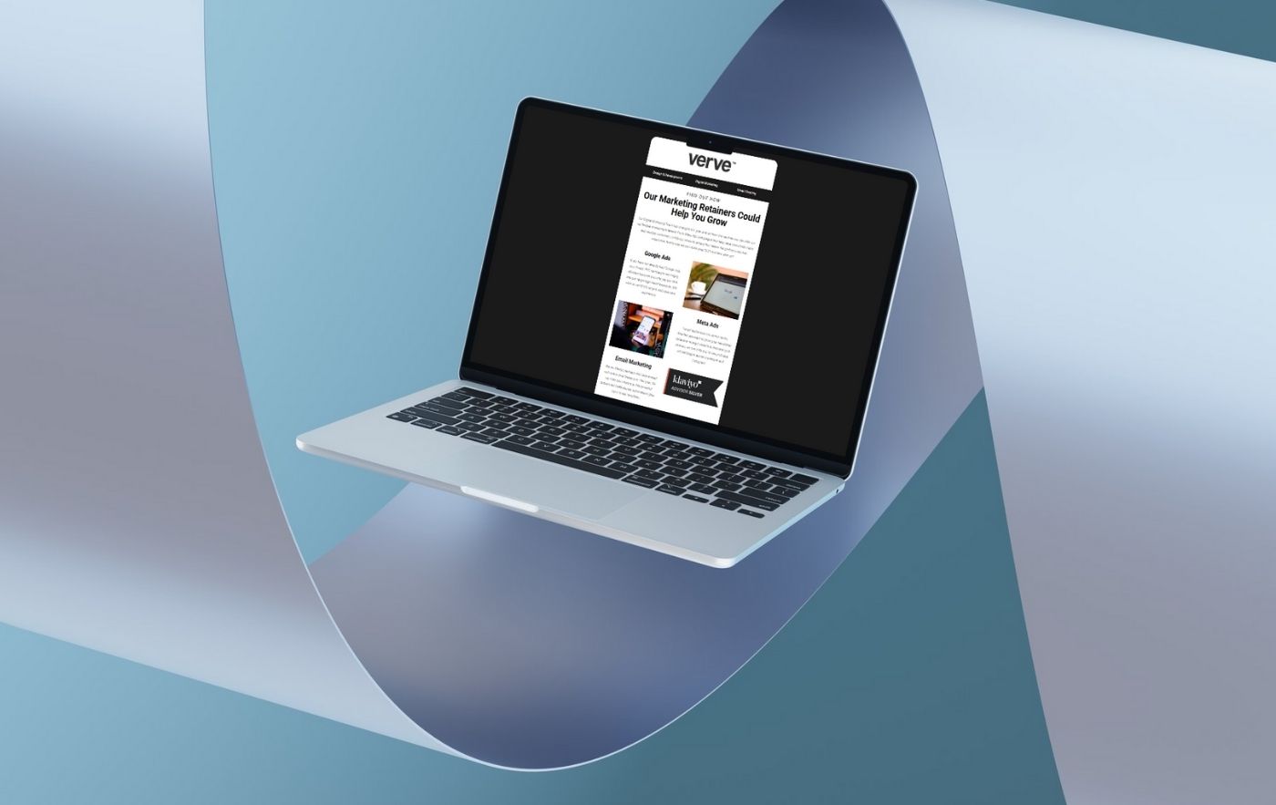 Laptop Verve Newsletter