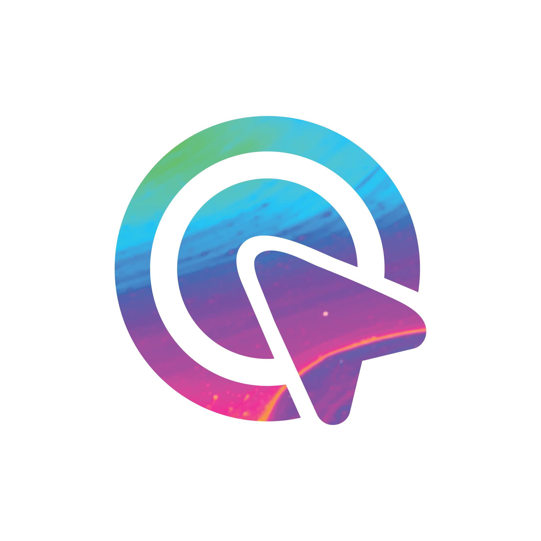 Colourful Arrow Circle Icon