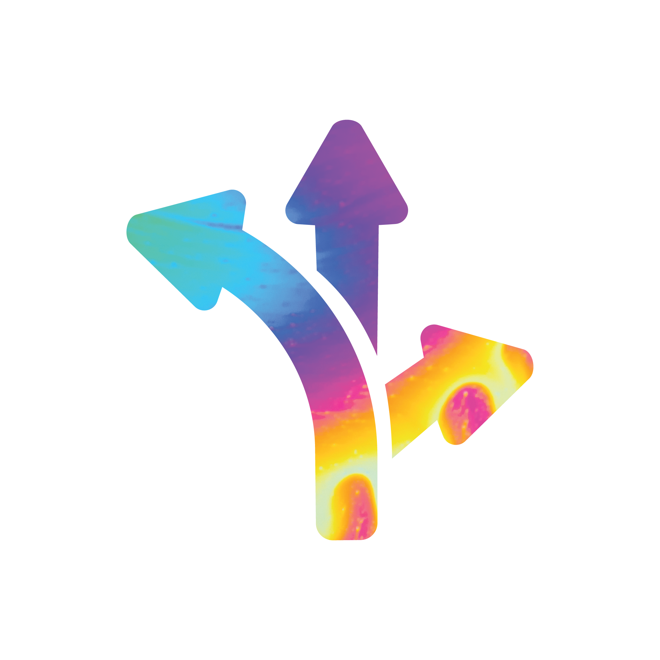 Colourful Arrows Icon