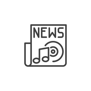 Audio news icon