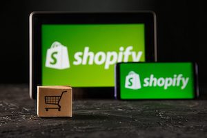 Shopify on laptop and tablet