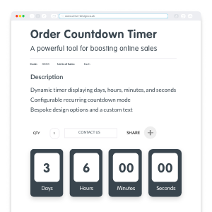 Verve News Articles Order Countdown Timer